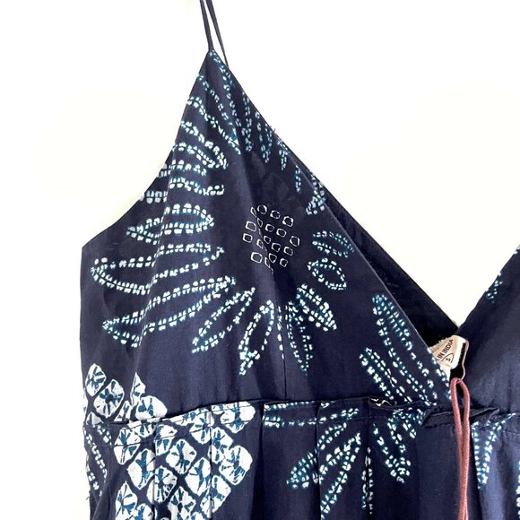 New Figue Julianne Maxi Dress in Daisy Midnight Navy Size S - Picture 6 of 11